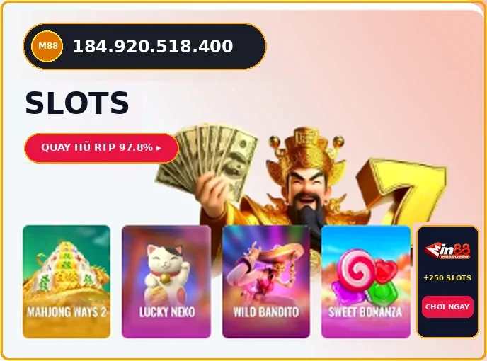 Đại sảnh Slots Quay Hũ Min88