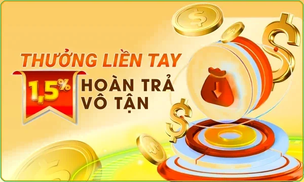 Hoàn trả vô tận 1.5% mỗi ngày Min88